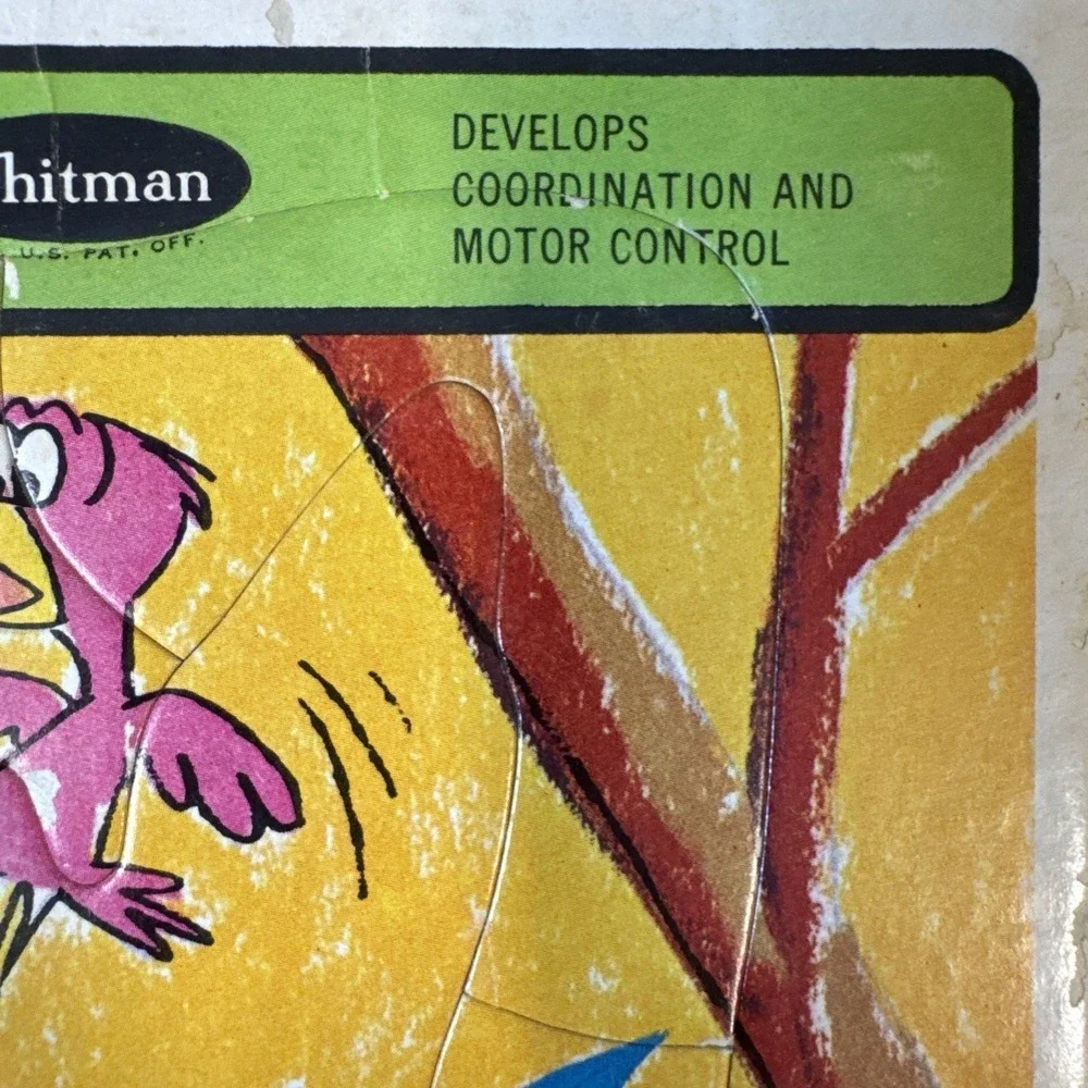 Jigsaw Puzzle Alvin & the Chipmunks VTG 1964 Frame Tray Whitman Preschool 1960s